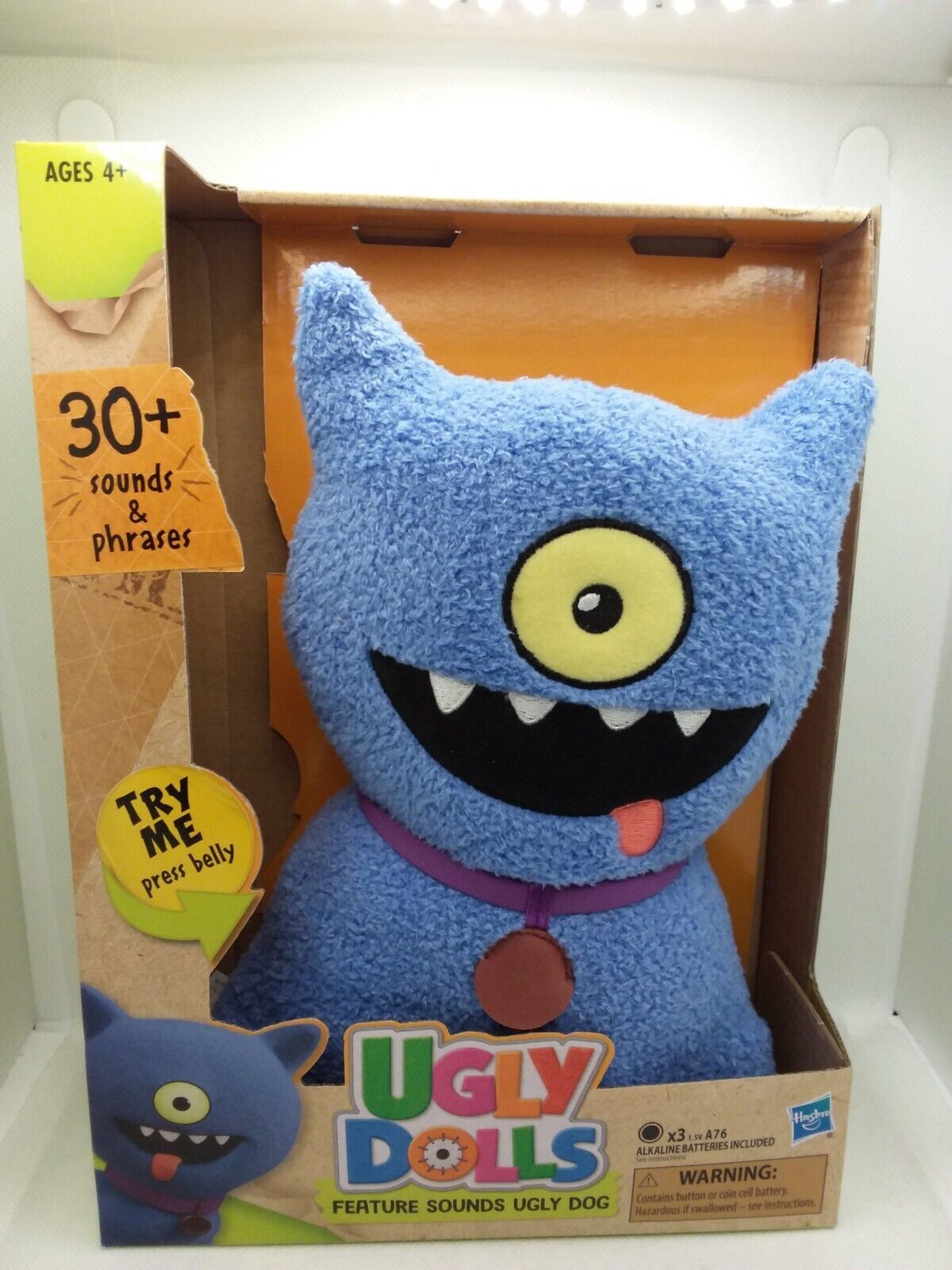 Ugly Dolls Feature Sounds Ugly Dog Plush 30+ Sounds & Phrases Blue ...