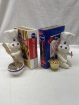 Danbury Mint Pillsbury Doughboy Bookends Serial # A2993 with certificate - $149.99