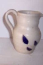 * Williamburg Pottery Virginia Pitcher Creamer Vase Vtg - $24.72