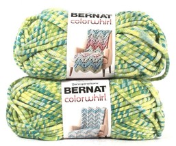 2 Count Bernat 10.5 Oz Big Blanket Color By Nature 26113 French Vanilla  Yarn