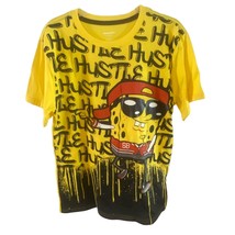 Nickelodeon Viacom Sponge Bob SquarePants Hustle Yellow T-Shirt Youth - $11.30