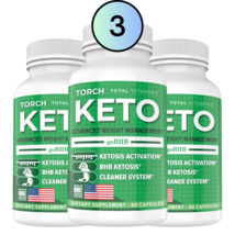 3 Pack Torch Keto Diet Pills Activate Ketosis Burn Fat Advanced - $63.00