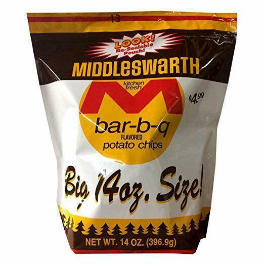 Middleswarth Kitchen Fresh Bbq Potato Chips 3 Pack 14 Oz Big Bags Snacks 3425