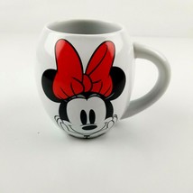 Disney Minnie Mouse Ceramic Mug Oval White Spellout Signature 18 oz Vand... - $9.89