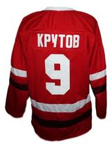 Any Name Number Russia CCCP Hockey Jersey New Red Any Size image 2
