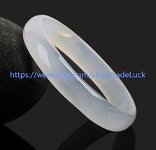 Free shipping ---AAA grade natural white jade circular charm bracelets custom si - $36.99