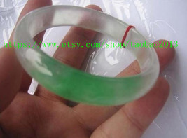 Natural green jade charm bracelet round AAA Custom size (diameter 54 mm - 62 mm) - $78.99