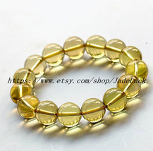 100% AAAAA grade genuine natural citrine beaded bracelet charm - $26.99