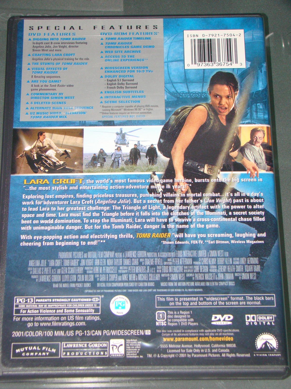  Lara Croft - Tomb Raider: 2-Movie Collection [DVD] : Movies & TV