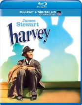 Harvey Blu Ray Dvd + Digital Copy + Ultra Violet Jimmy Stewart Invisible Rabbit  - $24.99