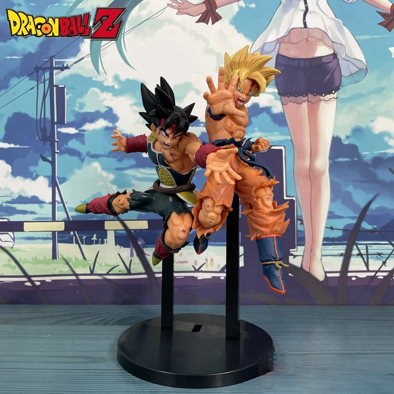 Bandai Dragon Ball Z Bwfc Anime Figure Son Goku Burdock Goku Father War 