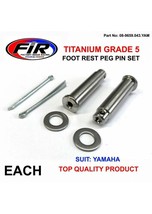 Titanium Footpeg Foot Rest Mounting pin clip Kit YAMAHA  YZF450  X  2017-2021 - $35.20