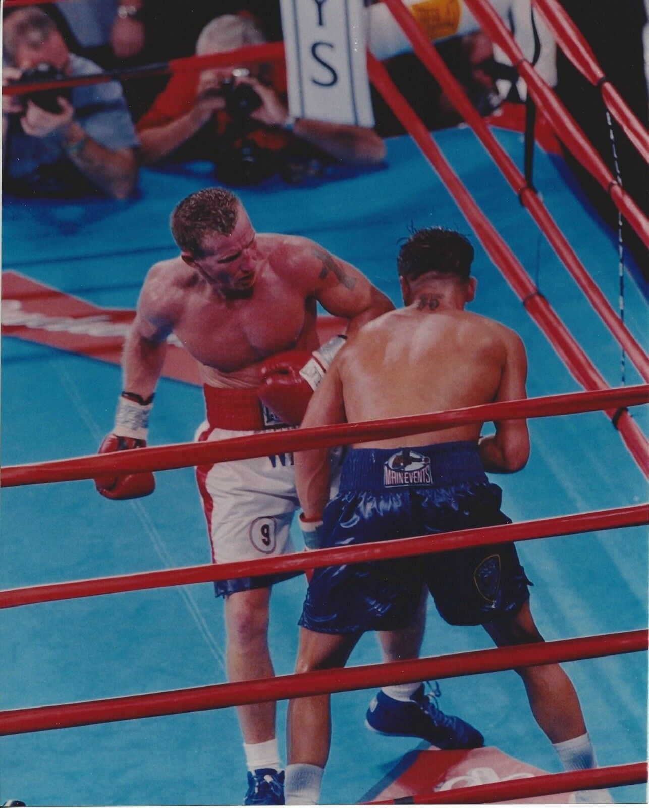  Rocky Marciano KO's Joe Louis 8x10 Photo : Sports