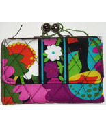 Vera Bradley Small Kisslock Wallet Va Va Bloom New - $39.95