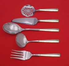 Camellia by Gorham Sterling Silver Thanksgiving Serving Set 5pc HH WS Custom - $319.87