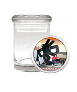 Keith Haring Photo &amp; Sculpture Medical Glass Jar 427 - $14.48