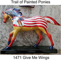 Painted Ponies Give Me Wings #1471 Artist Kathy Morrow Retired 2005 image 2