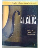 Complete Solutions Manual for Single Variable Calculus, Sixth Edition (S... - $84.73
