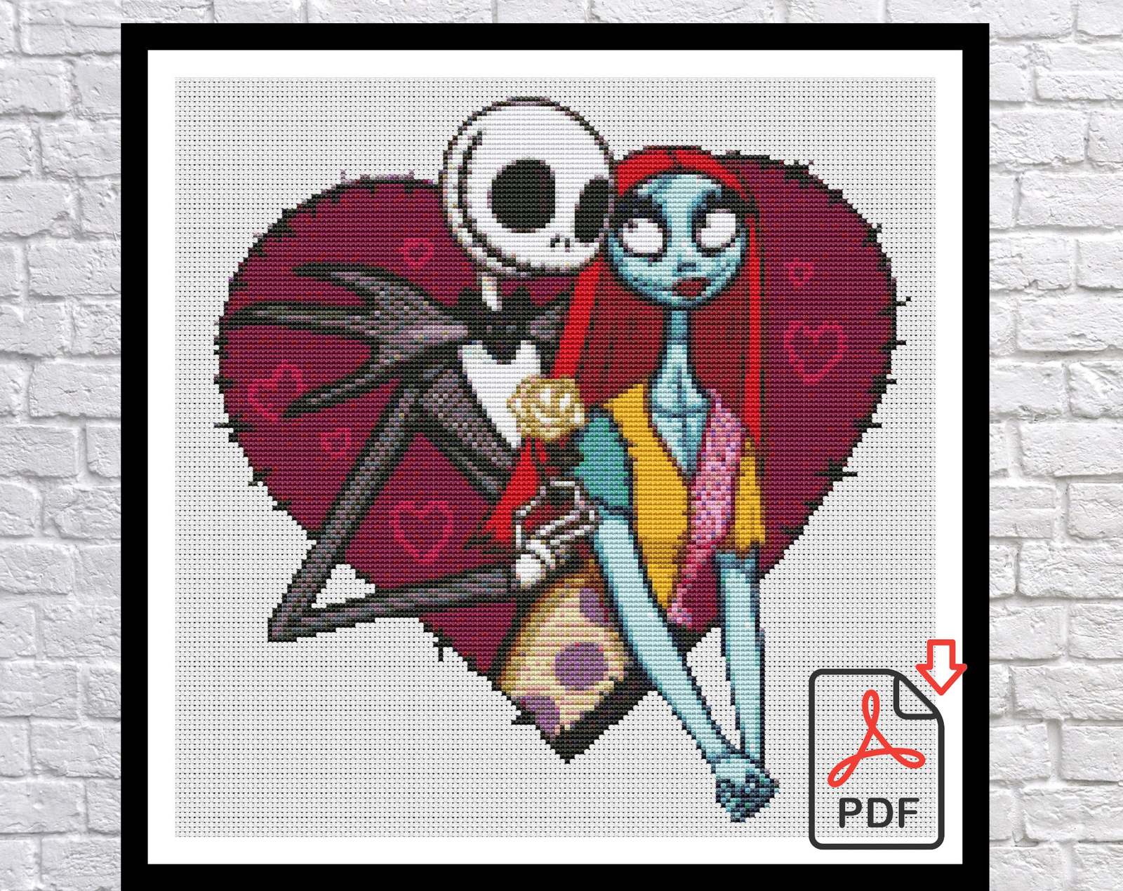 Nightmare Before Christmas Jack And Sally and 10 similar items