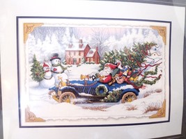 Dimensions 8707 Gold Collection Cross Stitch Kit CHRISTMAS Roadster Sant... - $167.31