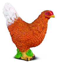 Breyer CollectA 88005 red Hen chicken sweet realistic well made - $4.65