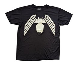 VINTAGE Marvel Shirt Adult Large Black mad Engine Venom Spiderman Carnage - $36.10