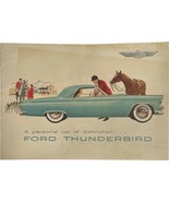 1955 Ford Thunderbird Sales Brochure Booklet Catalog Book Old Original - $19.99