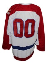 Any Name Number Brooklyn Americans Retro Hockey Jersey New White Any Size image 2