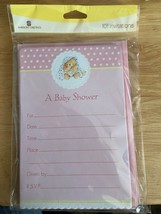 1 Pack of 10 American Greetings Girl&#39;s Baby Shower Invitations *NEW* r1 - $6.99
