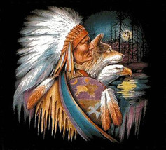 Native American WoLf EagLe Cross Stitch Pattern***LOOK*** - $2.95