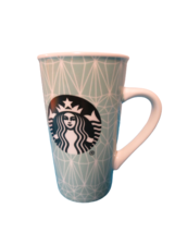 Starbucks 16Oz White Handle 5.5" T Mermaid Ceramic Coffee Mug Classic Logo Green - $16.83