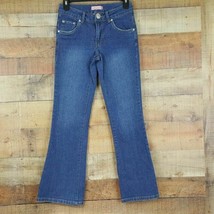 Levi's Girl's Jeans Bejeweled Size 14 Blue Denim QG22 - $9.40