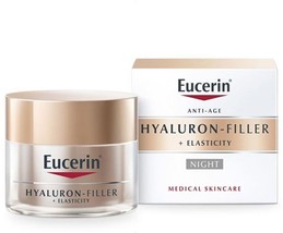  Details about  Eucerin Hyaluron Filler + Elasticity Night Cream 50ml  - $37.62