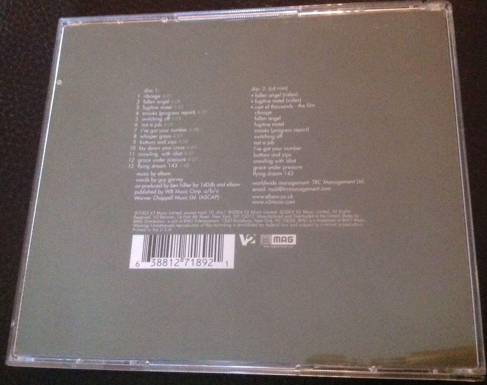 Elbow Cast Of Thousands Limited 2 Cd Set and similar items