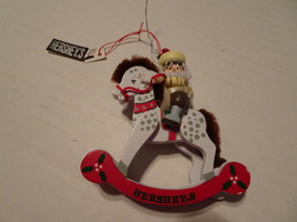 Ornament - Christmas - Kurt Adler&#39;s Hershey’s Chocolate Elf on Rocking H... - $10.00