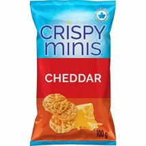 3 Bags Quaker Crispy Minis Cheddar Flavored Rice Chips 100g Each- Free S... - $27.09