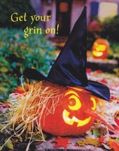 Greeting Halloween Card "Get Your Grin On!" - $1.50