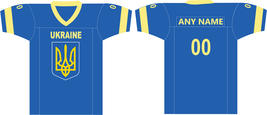 Any Name Number Ukraine National Team Football Jersey Blue Any Size image 4