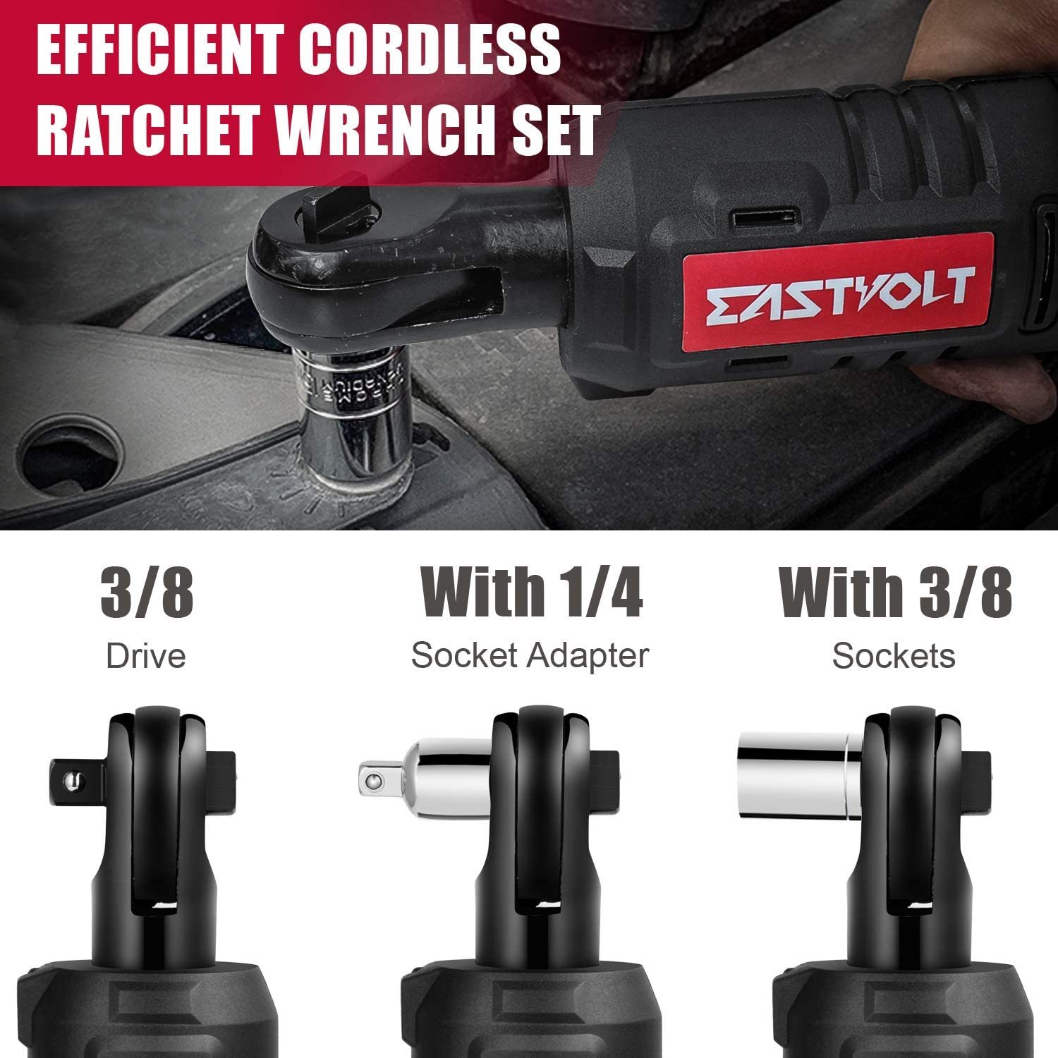 Eastvolt 12V Cordless Electric Ratchet and similar items