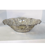 Godinger Vintage Silver Plate Antique Open Work Decorative Bowl Centerpiece - $41.53