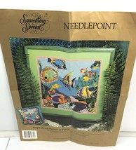 Candamar Designs Needlepoint Tropical Fish Pillow or Picture Kit NEW Ope... - $43.20