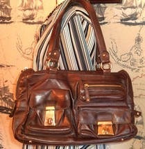 TOD&#39;S Brown Leather Shoulder Bag - $150.00
