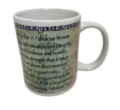 Ganz Recipe for a Fabulous Woman Ceramic Coffee Mug 12 oz  NWT - $8.93