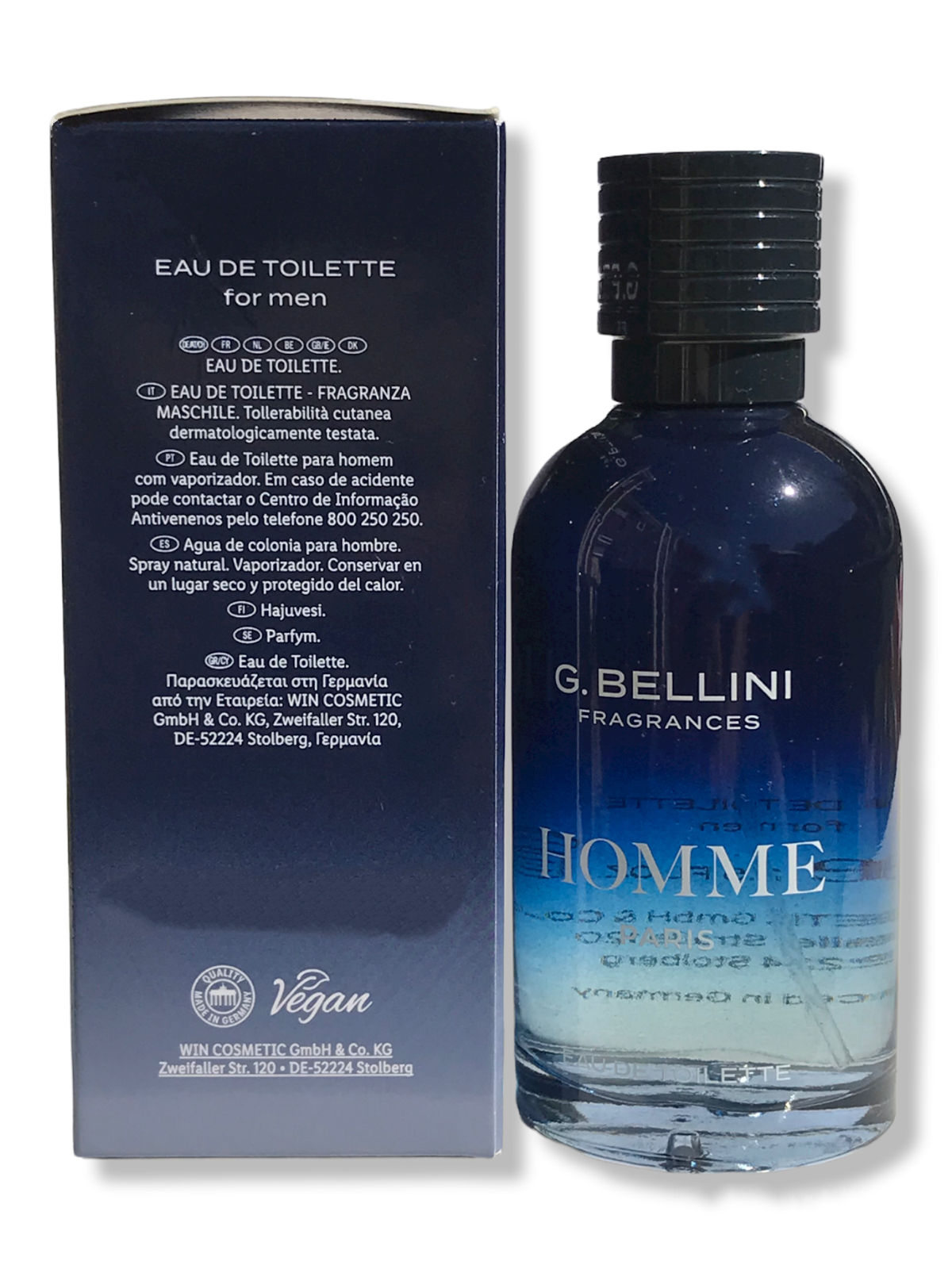 G Bellini Homme For Men Eau de Toilette Perfume Spray 75 ML Lidl Men