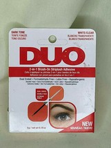 Ardell Duo  2 in 1 - Dark Tone/White Clear Brush On Adhesive - 0.18oz / 5g - $8.75