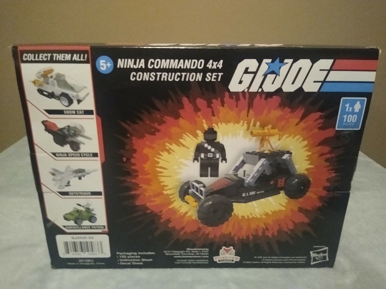 Hasbro G.I. Joe Ninja Commando Construction Set - 100 Piece - Building ...