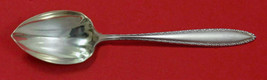 Michele by Wallace Sterling Silver Grapefruit Spoon Fluted Custom Made 5... - $68.31