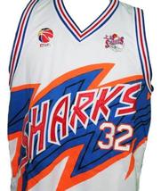 Jimmer Fredette #32 Shanghai Sharks Basketball Jersey New Sewn White Any Size image 4