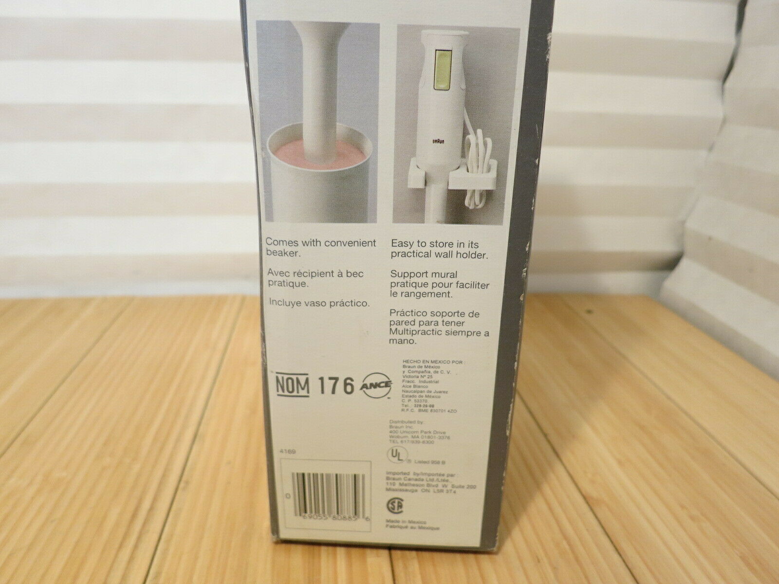 BRAUN HANDBLENDER MR310 160 WATTS HAND BLENDER