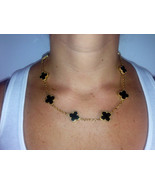 Onyx Motif Necklace - $120.00